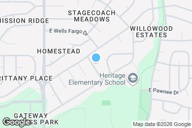 Map image of the property - 1404 S Montebello Ln