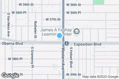 Map image of the property - 1613 Exposition Blvd