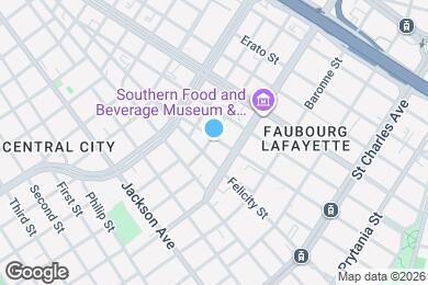 Map image of the property - 1702 S Rampart St