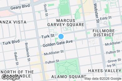 Map image of the property - 1502 Golden Gate Ave