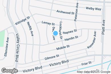 Map image of the property - 6520 Debs Ave