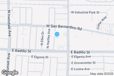 Map image of the property - 4104 N Morada Ave