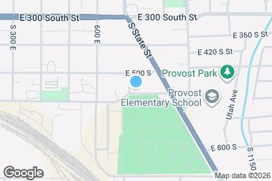 Map image of the property - 727 E 600 S