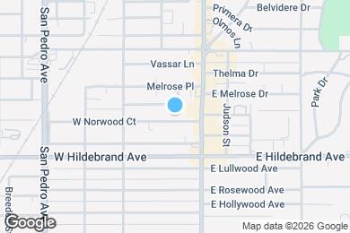 Map image of the property - 125 E Norwood Ct