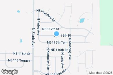 Map image of the property - 8931 NE 116th Pl
