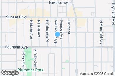 Map image of the property - 1344-1350 N Alta Vista Blvd