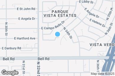 Map image of the property - 3321 E Anderson Dr