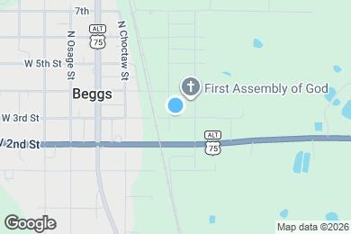 Map image of the property - 307 E 3rd St