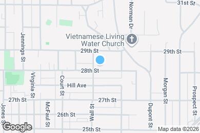 Map image of the property - 1309 28th St