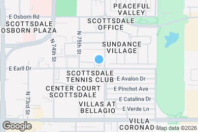 Map image of the property - 7550 E Earll Dr
