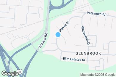 Map image of the property - 2158 Easthaven Dr