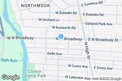 Map image of the property - 115 W North Broadway St