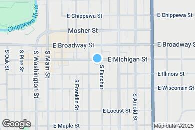 Map image of the property - 210 S Fancher Ave