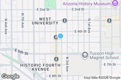 Map image of the property - 415 E 5th St