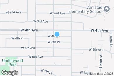 Map image of the property - 1507 W 4th Pl