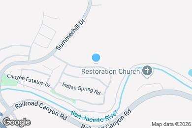 Map image of the property - 31760 Canyon Ridge Dr