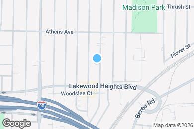 Map image of the property - 2186 Chesterland Ave