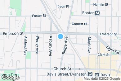 Map image of the property - 1834 Ridge Ave