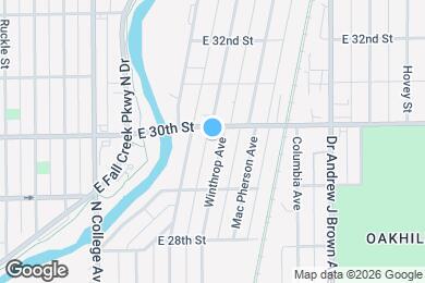 Map image of the property - 2950 Winthrop Ave