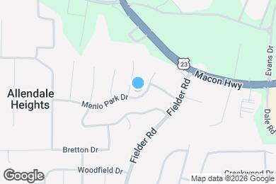 Map image of the property - 3052 Menlo Park Dr