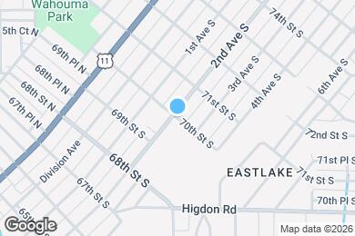 Map image of the property - 201 70th St S