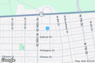 Map image of the property - 903 Pawnee St