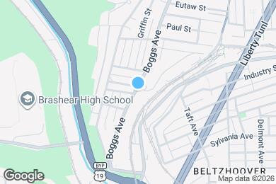 Map image of the property - 711 Boggs Ave