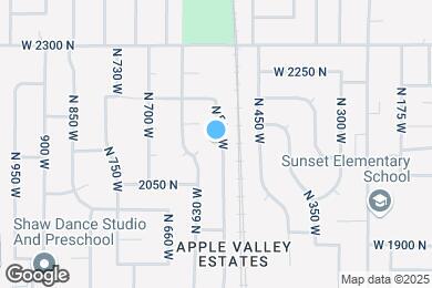 Map image of the property - 2113 N 550 W