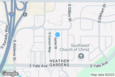 Map image of the property - 2544 S Crystal St