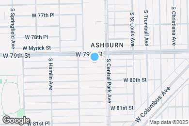 Map image of the property - 3622 W 79th Pl