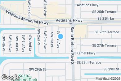 Map image of the property - 2703 SW 1st Ave