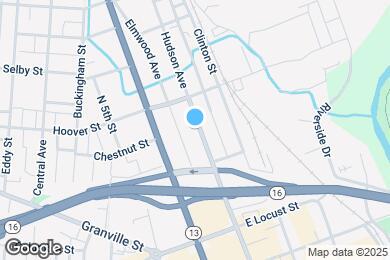 Map image of the property - 205 Hudson Ave