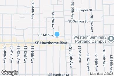 Map image of the property - 4724 SE Madison St