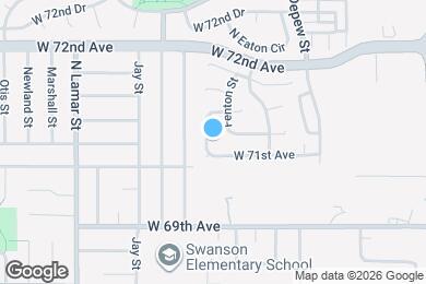 Map image of the property - 7110 Fenton Cir