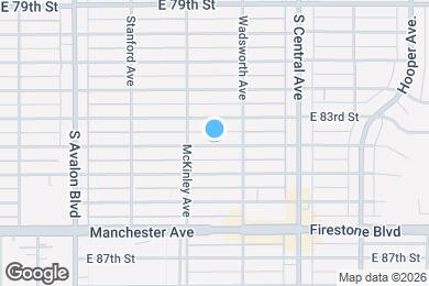 Map image of the property - 829 E 84th St