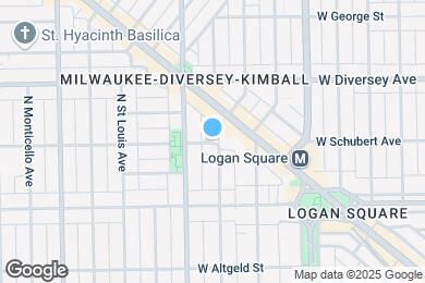 Map image of the property - 3304 W Schubert Ave