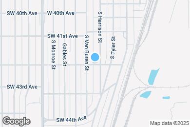 Map image of the property - 312 SW 42nd Ave