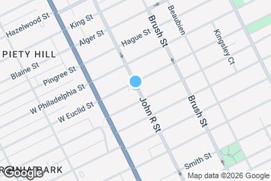 Map image of the property - 8337 John R St
