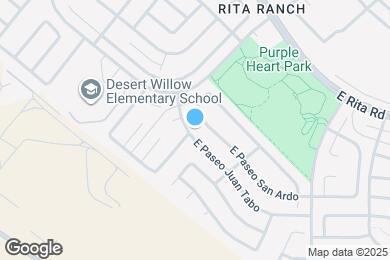 Map image of the property - 9585 E Paseo Juan Tabo