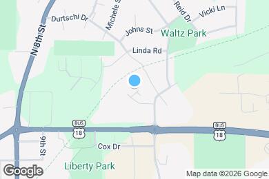 Map image of the property - 1332 Field Ct