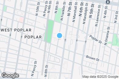 Map image of the property - 821 N Franklin St