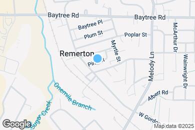 Map image of the property - Willow Trace