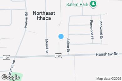 Map image of the property - 1412 Hanshaw Rd