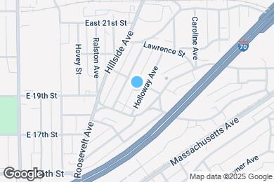 Map image of the property - 1846 Holloway Ave