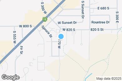 Map image of the property - 887 S 170 W