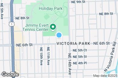 Map image of the property - 632 NE 12th Ave