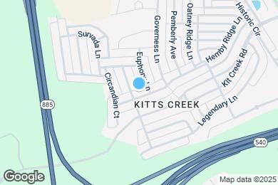 Map image of the property - 1708 Hemby Ridge Ln