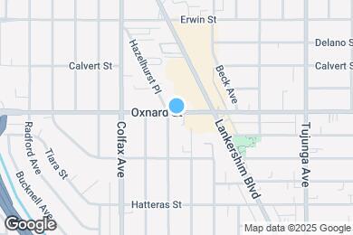 Map image of the property - 11622 Oxnard St