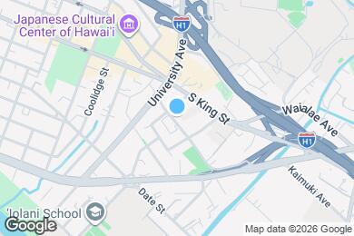 Map image of the property - 2637 Kuilei St