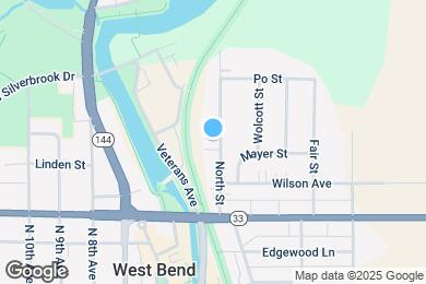 Map image of the property - 610 North St